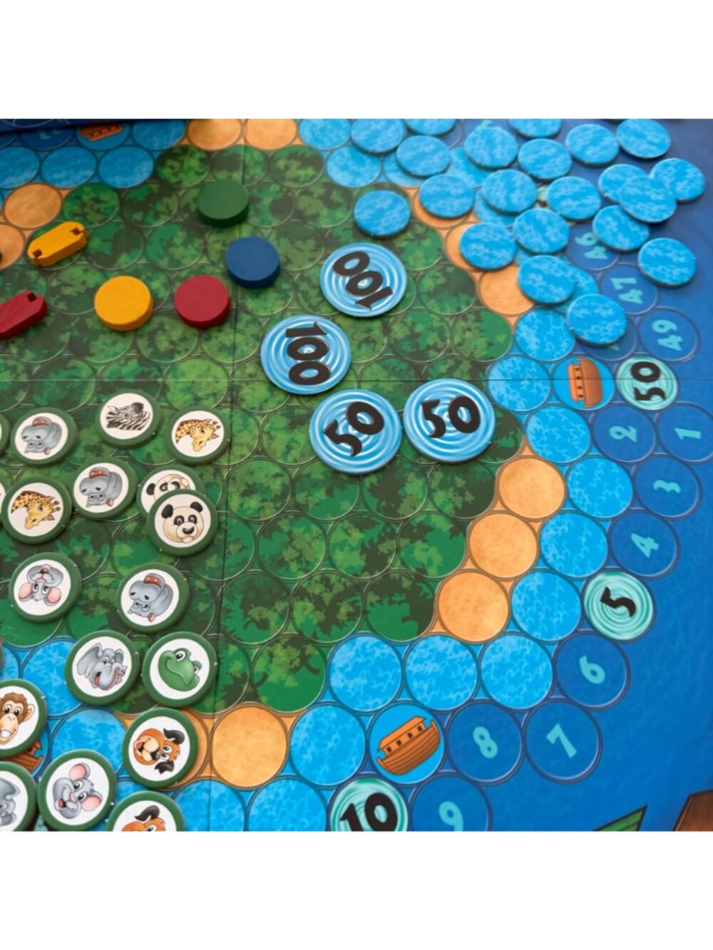 Two By Two Board Game Rob Bartel Family Strategy Game Complete Set Ark Flood - Picture 4 of 10